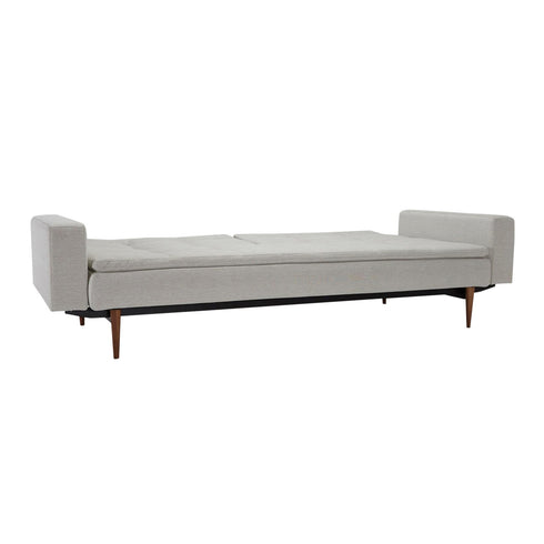Duplexo Styletto Sofa Bed With Armrests / Dark Wood